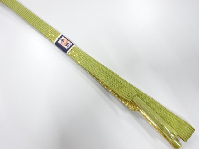 JAPANESE KIMONO / UNUSED KOREI HAND-TIED OBIJIME